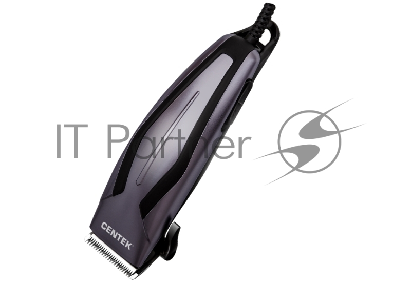 Машинка для стрижки волос Centek CT-2128 черный/фиолетовый