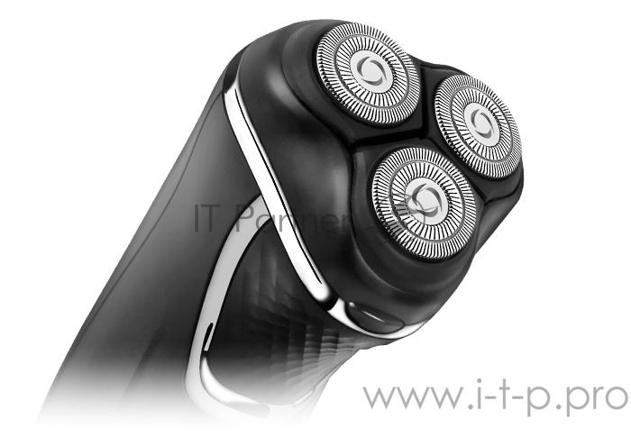 Бритва Centek CT-2182 ротор, 5 плавающих головок, аккумулятор + работа от сети, влажное бритьё