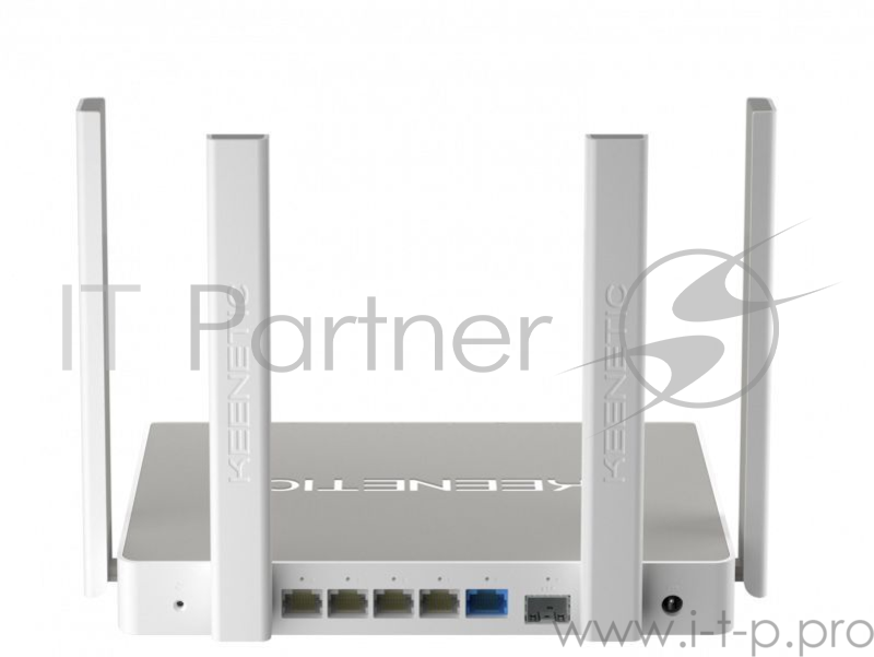 Сетевое оборудование Keenetic Ultra (KN-1810) двухдиапазонный гигабитный интернет-центр с Wi-Fi стандарта AC2600 Wave 2 MU-MIMO, усилителями приема и передачи, двухъядерным процессором, портами SFP, USB 3.0 и 2.0.