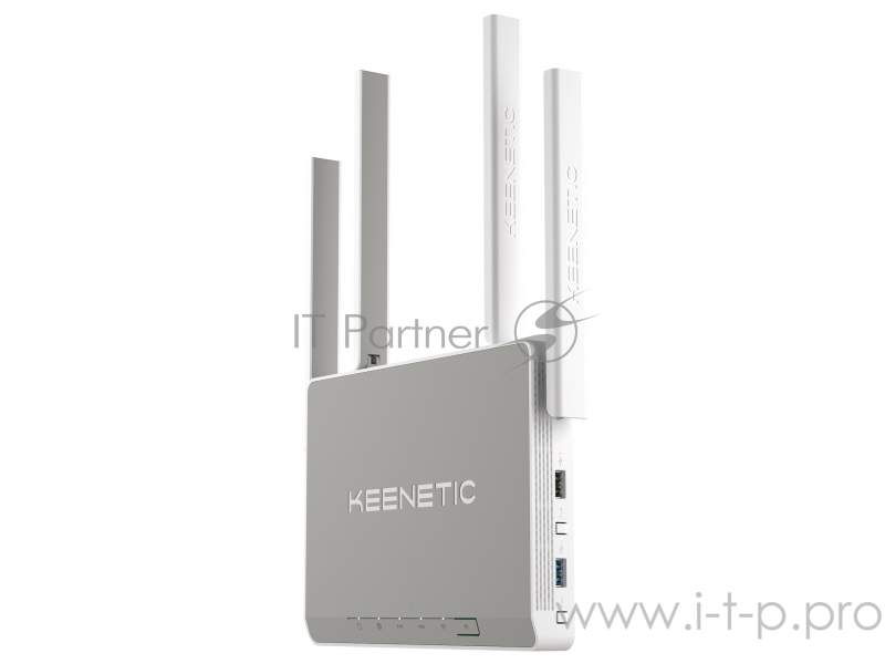 Сетевое оборудование Keenetic Ultra (KN-1810) двухдиапазонный гигабитный интернет-центр с Wi-Fi стандарта AC2600 Wave 2 MU-MIMO, усилителями приема и передачи, двухъядерным процессором, портами SFP, USB 3.0 и 2.0.