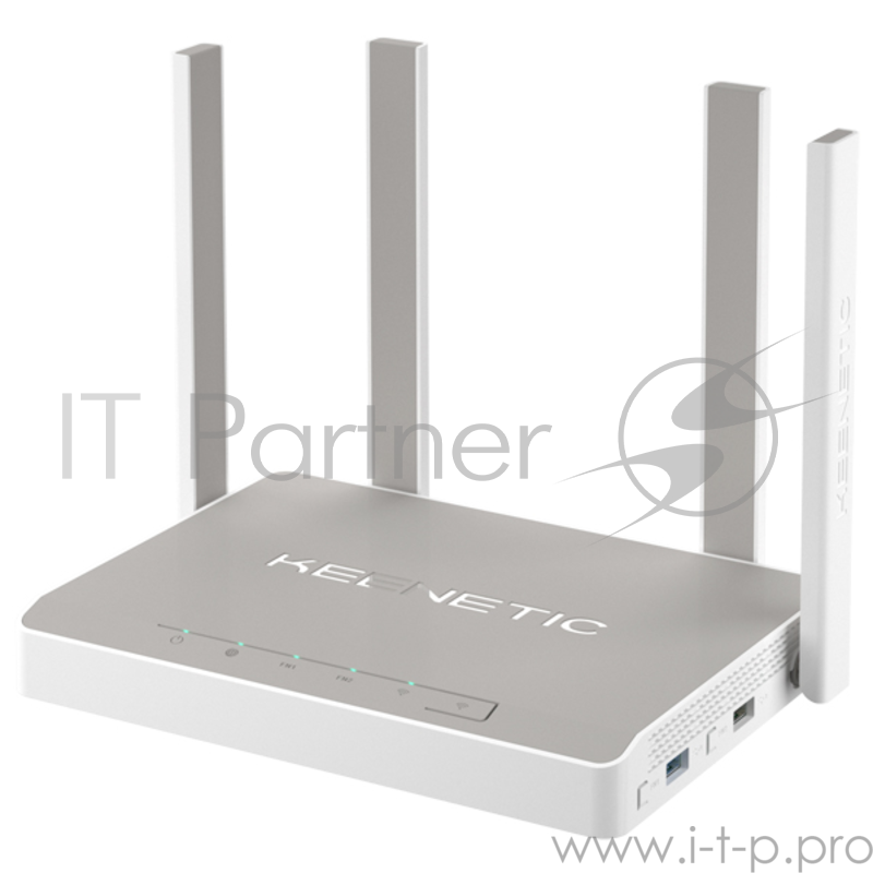 Сетевое оборудование Keenetic Ultra (KN-1810) двухдиапазонный гигабитный интернет-центр с Wi-Fi стандарта AC2600 Wave 2 MU-MIMO, усилителями приема и передачи, двухъядерным процессором, портами SFP, USB 3.0 и 2.0.