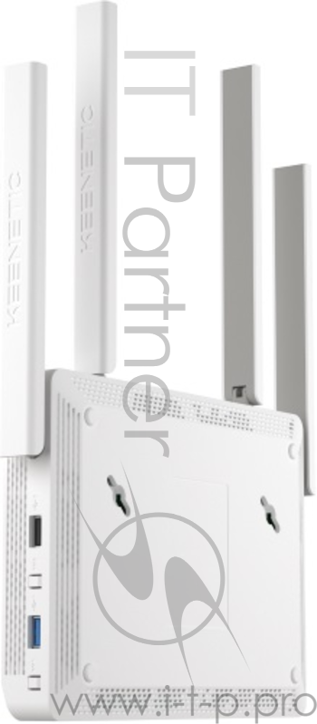 Сетевое оборудование Keenetic Ultra (KN-1810) двухдиапазонный гигабитный интернет-центр с Wi-Fi стандарта AC2600 Wave 2 MU-MIMO, усилителями приема и передачи, двухъядерным процессором, портами SFP, USB 3.0 и 2.0.