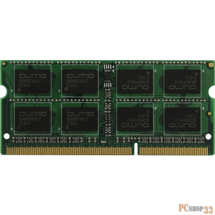 Модуль памяти QUMO DDR3 SODIMM 8GB QUM3S-8G1600C11L {PC3-12800, 1600MHz}