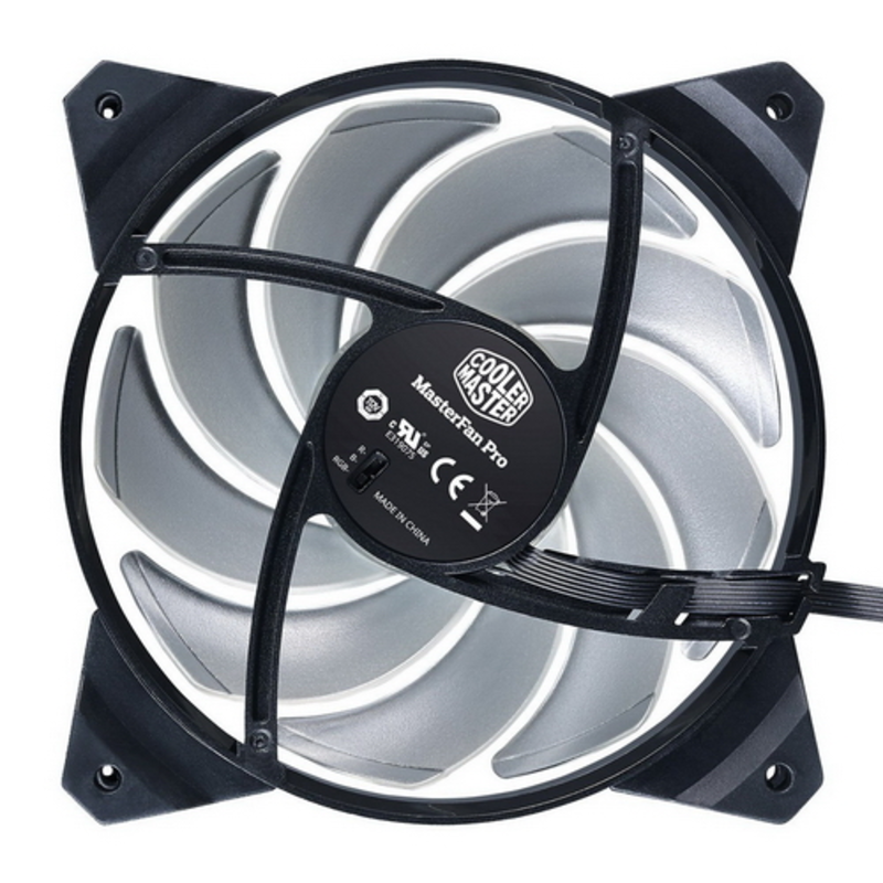 Вентилятор Cooler Master MasterFan Pro 120 Air Balance,120mm, 4-Pin (PWM), RGB, 3 pcs + MFP RGB LED Controller (MFY-B2DC-133PC-R1)