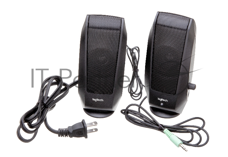 Акустическая система стерео Logitech S-120 2x1.15Вт, портативная, черный
