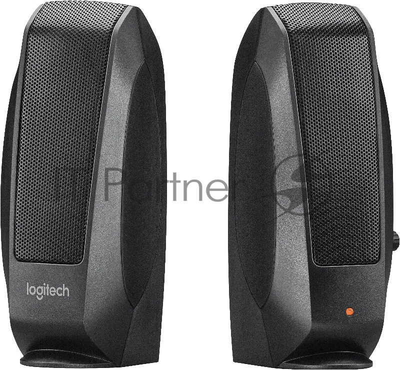 Акустическая система стерео Logitech S-120 2x1.15Вт, портативная, черный