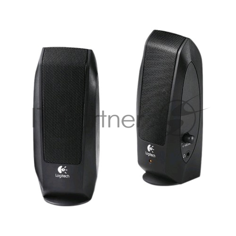 Акустическая система стерео Logitech S-120 2x1.15Вт, портативная, черный