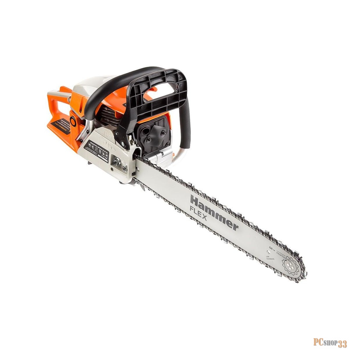Бензопила Hammer Flex BPL4518B Бензопила 487521 { 1.84кВт, 45см3, шина 18