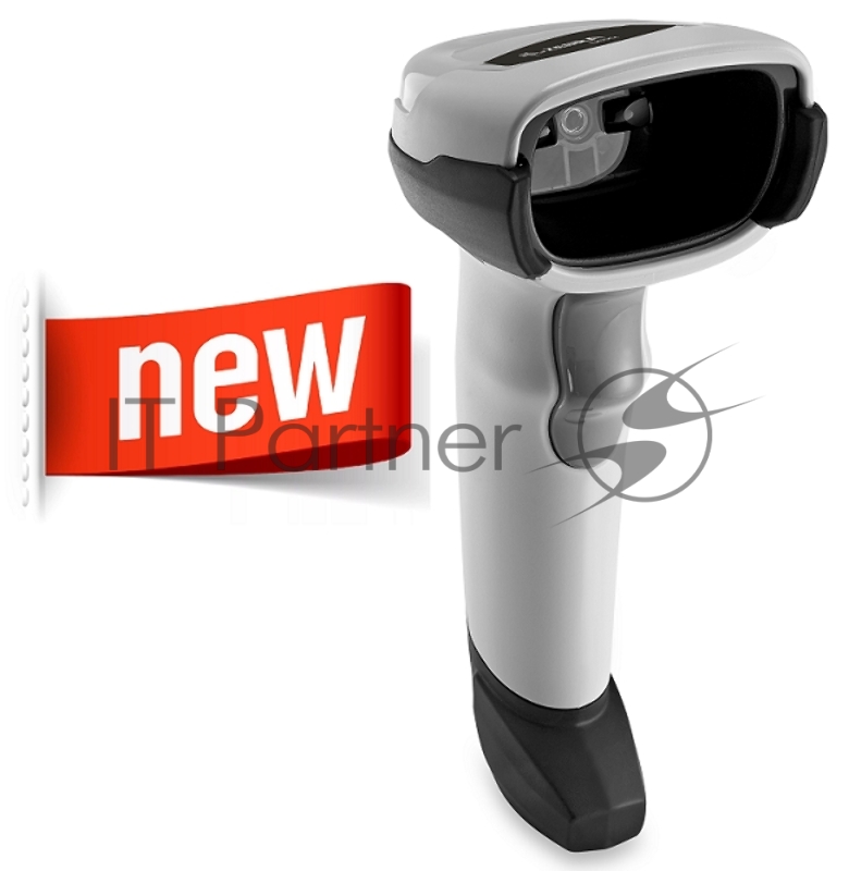 Сканер штрих-кодов Zebra DS2208-SR DS2208-SR6U2100AZW белый {ручной лазерный сканер штрих-кода, USB KIT: DS2208-SR00006ZZWW SCANNER CBA-U21-S07ZBR SHIELDED USB CABLE}