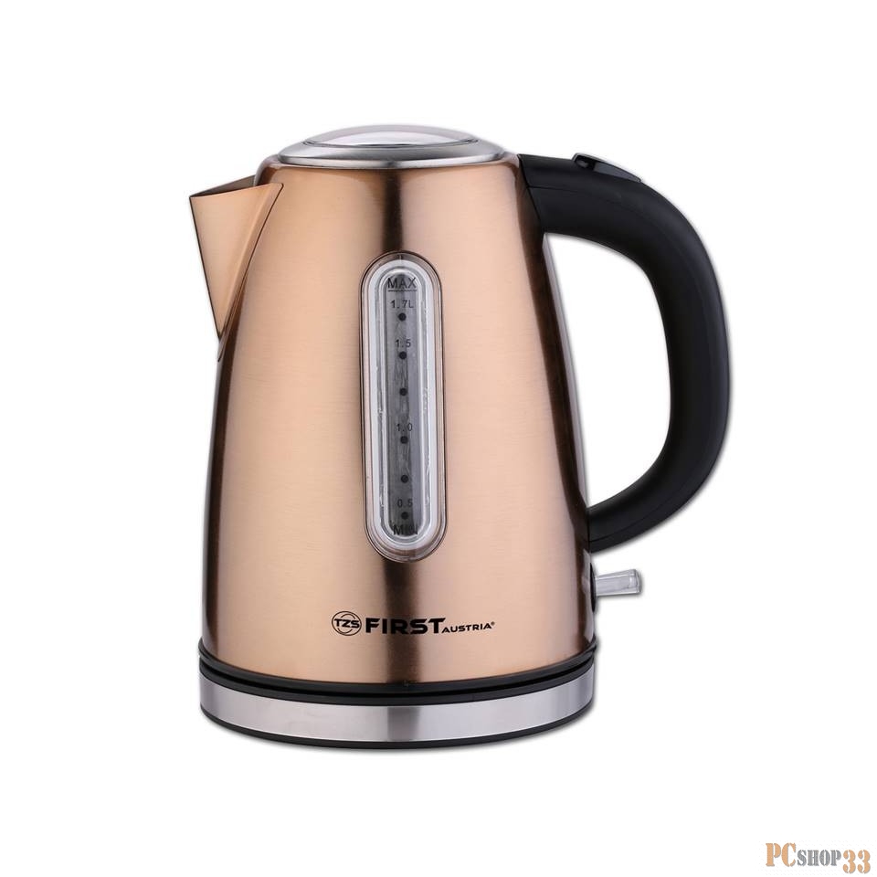Чайник Чайник FIRST FA-5410-9-BZ, стальной Мощность 2200 Вт.Максимальный объем 1.7 л Stell
