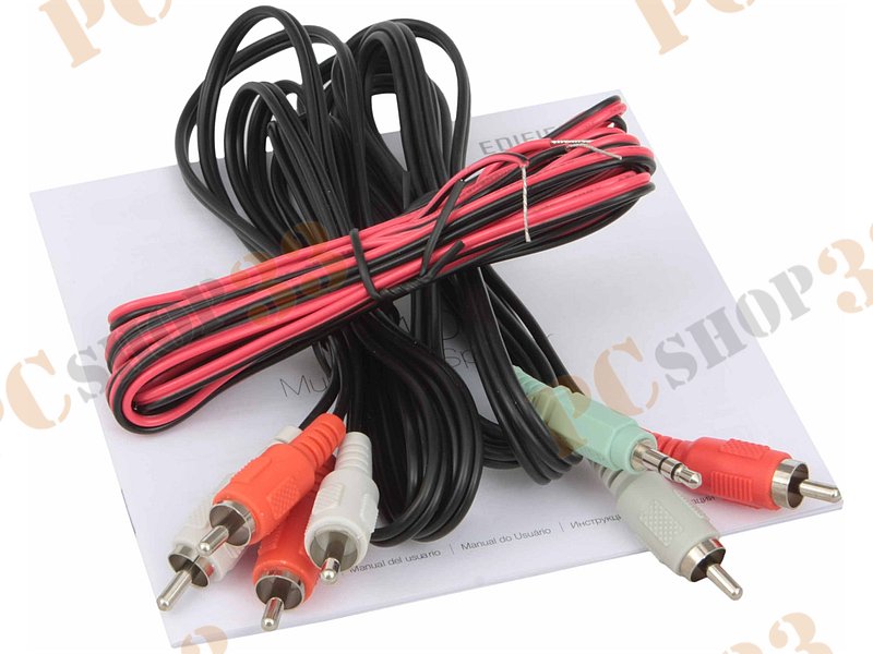 Акустическая система стерео Edifier Studio R1100, 2x21Вт, черный