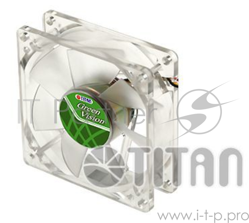 Вентилятор Case fan Titan 80x80x25mm (TFD-8025GT12Z/(V2)/(RB)) {тихий, 15dBa}