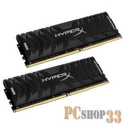 Модуль памяти Kingston DDR4 DIMM 32GB Kit 2x16Gb HX430C15PB3K2/32 {PC4-24000, 3000MHz, CL15, HyperX Predator}
