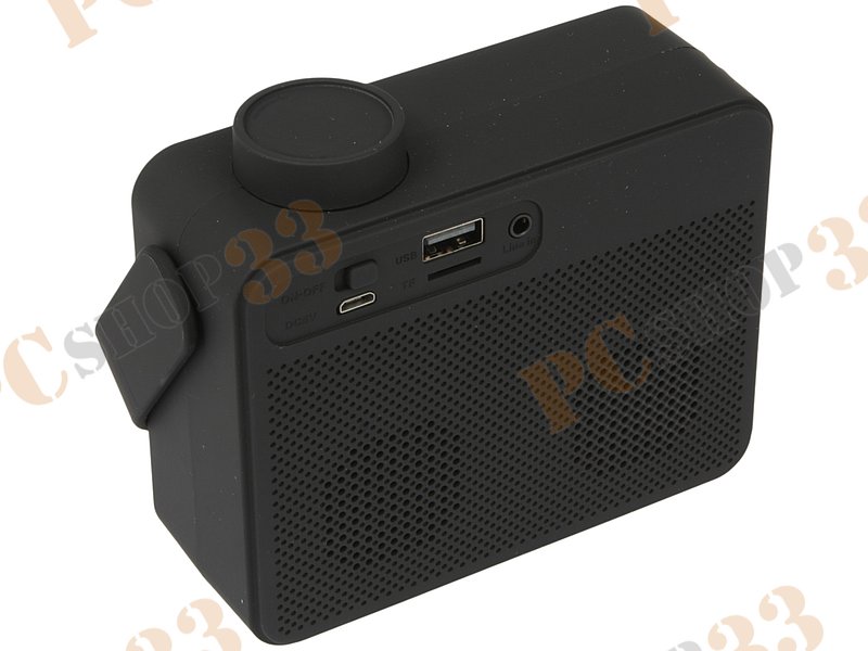 Акустическая система Sven PS-72, 2x3Вт, портативная, с MP3 плеером, с FM радио, черный (Bluetooth)