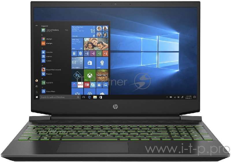 Ноутбук HP Pavilion 15-ec1033ur AMD Ryzen 5 4600H/8GB/512GB SSD/noODD/15.6FHD IPS/GTX1650Ti-4GB/noOS/Acid Green