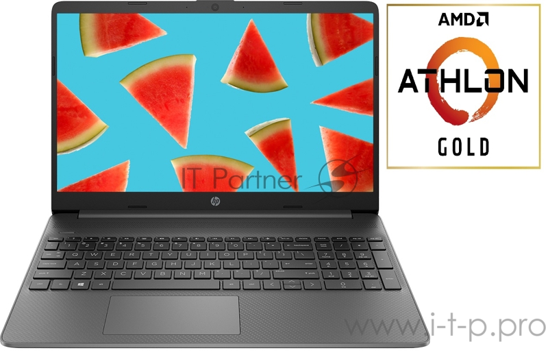 Ноутбук 15.6 IPS FHD HP 15s-eq1137ur grey (AMD Athlon 3150U/4Gb/256Gb SSD/noDVD/VGA int/DOS) (22R06EA)