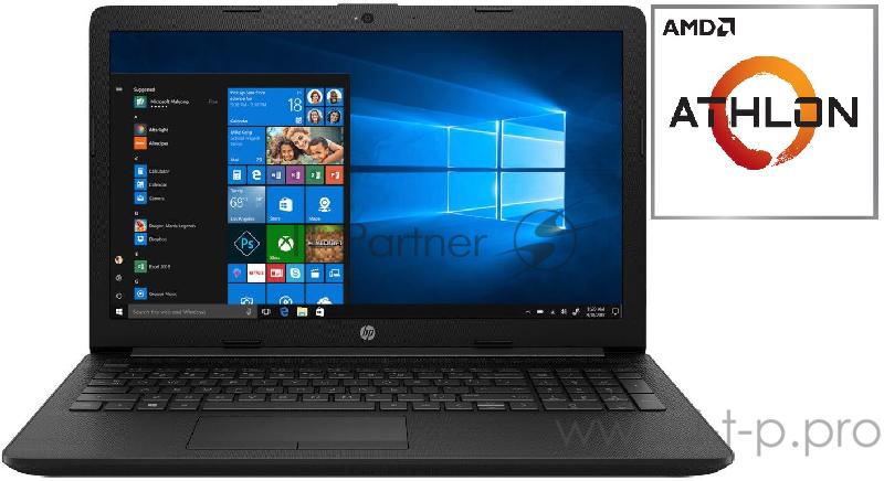 Ноутбук HP 15 - db1119ur/15.6/FHD/AMD Athlon 300U/4Gb//SSD 256Gb/Integrated/DOS/No CD-ROM/Black/(8KR14EA) Ноутбук