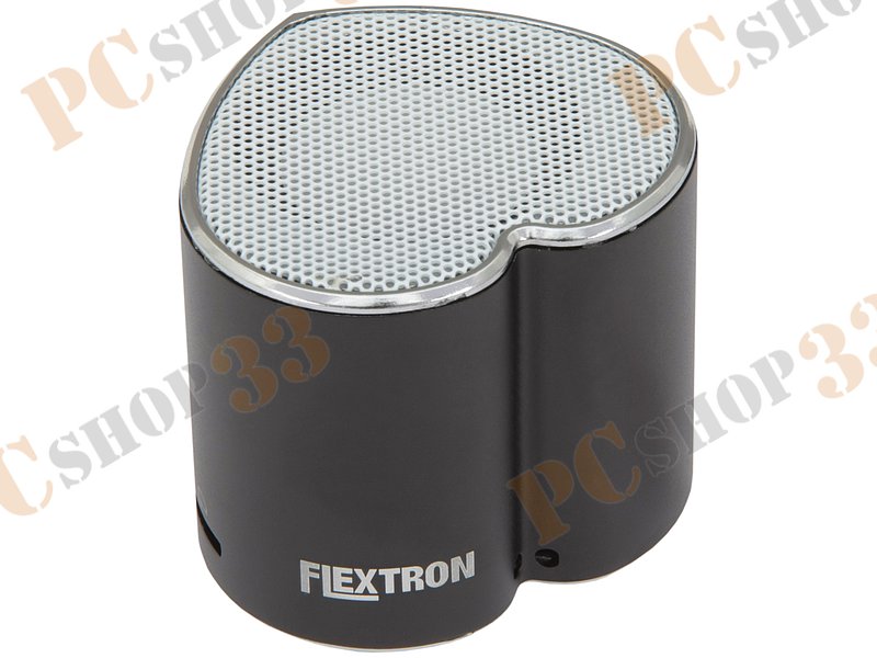 Акустическая система Flextron F-CPAS-328B1-BK, 3Вт, с MP3 плеером, с FM-радио, портативная, черный