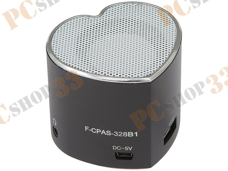 Акустическая система Flextron F-CPAS-328B1-BK, 3Вт, с MP3 плеером, с FM-радио, портативная, черный