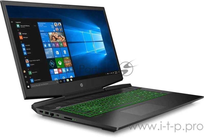 Ноутбук 17.3 FHD HP Pavilion Gaming 17-cd1050ur black (Core i5 10300H/8Gb/512Gb SSD/1650 4Gb/W10) (22T74EA)