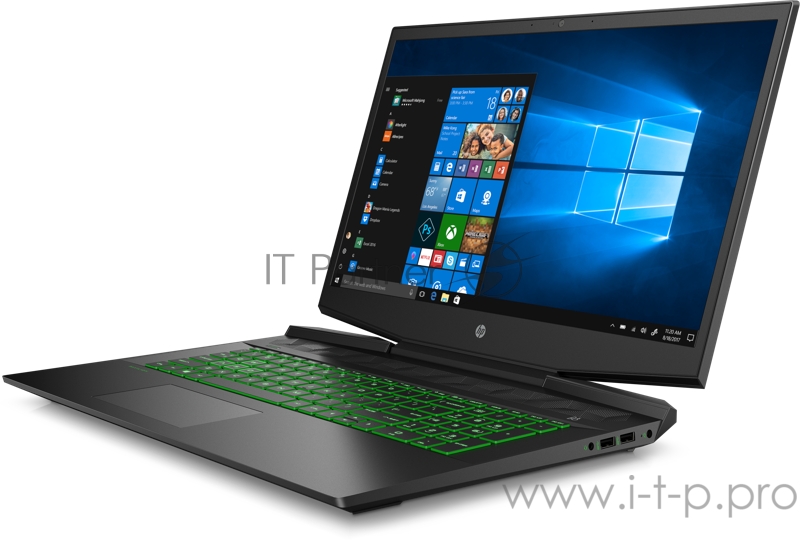 Ноутбук 17.3 FHD HP Pavilion Gaming 17-cd1050ur black (Core i5 10300H/8Gb/512Gb SSD/1650 4Gb/W10) (22T74EA)
