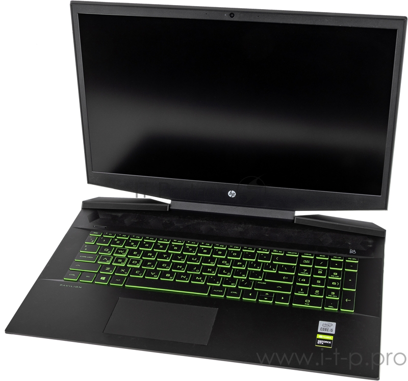 Ноутбук 17.3 FHD HP Pavilion Gaming 17-cd1050ur black (Core i5 10300H/8Gb/512Gb SSD/1650 4Gb/W10) (22T74EA)