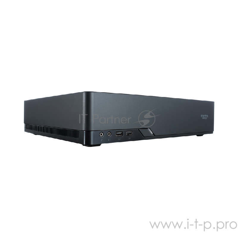 Корпус Fractal Design Node 202 черный w/o PSU miniITX 2x120mm 2xUSB3.0 audio bott PSU