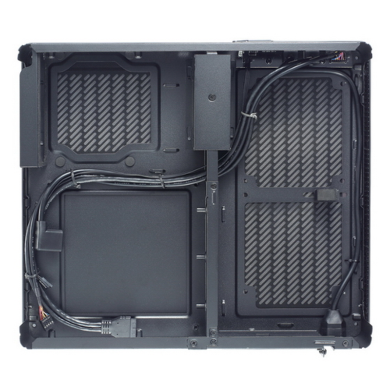 Корпус Fractal Design Node 202 черный w/o PSU miniITX 2x120mm 2xUSB3.0 audio bott PSU