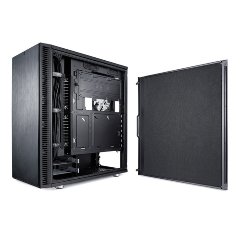 Корпус Fractal Design Define C TG черный без БП ATX 5x120mm 4x140mm 2xUSB3.0 audio bott PSU