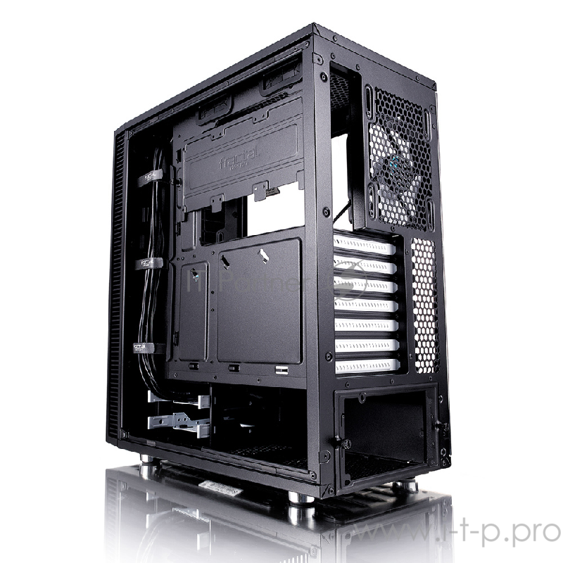 Корпус Fractal Design Define C TG черный без БП ATX 5x120mm 4x140mm 2xUSB3.0 audio bott PSU