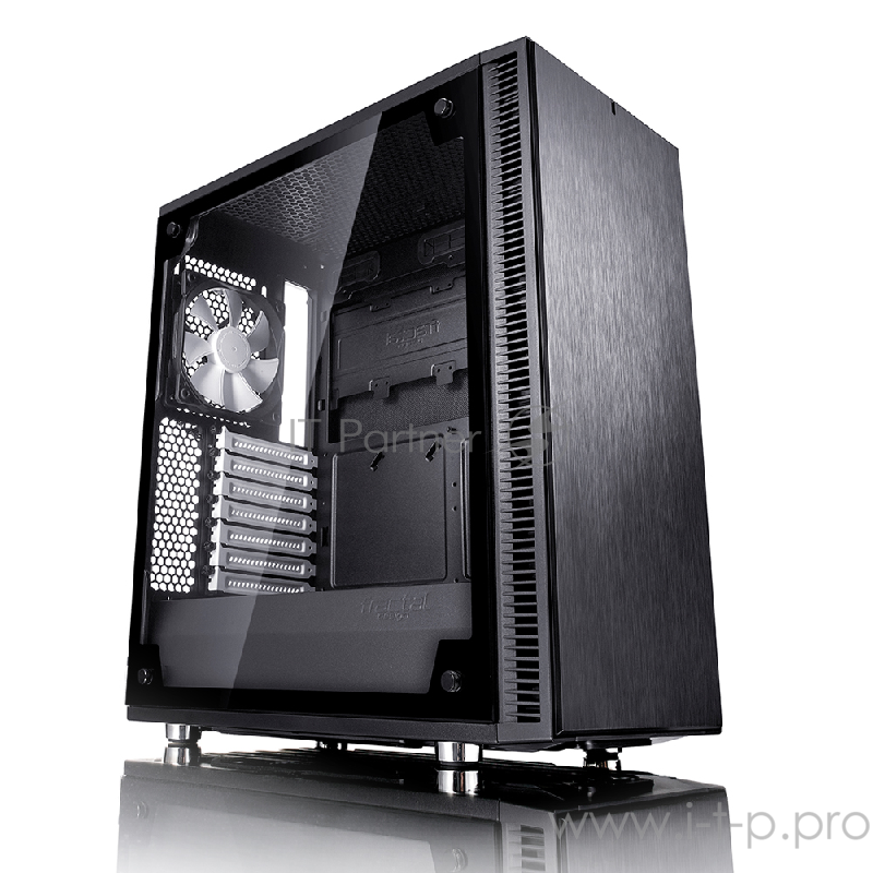 Корпус Fractal Design Define C TG черный без БП ATX 5x120mm 4x140mm 2xUSB3.0 audio bott PSU