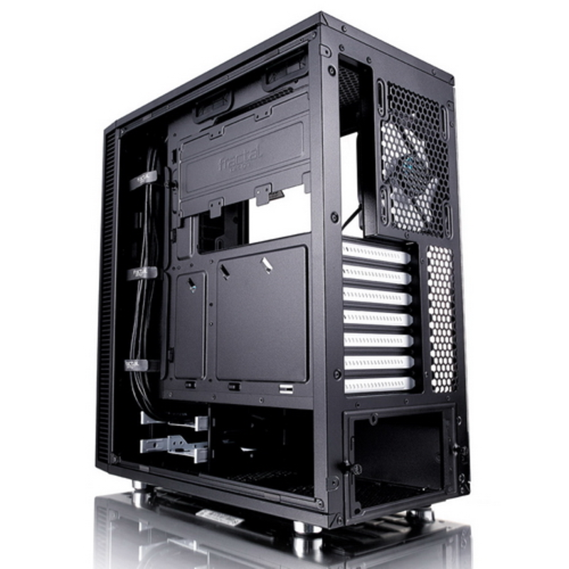Корпус Fractal Design Define C TG черный без БП ATX 5x120mm 4x140mm 2xUSB3.0 audio bott PSU