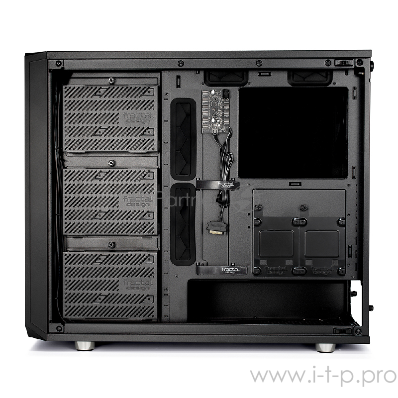 Корпус Fractal Design Meshify S2 Solid черный без БП E-ATX 5x120mm 4x140mm 2xUSB3.0 audio bott PSU