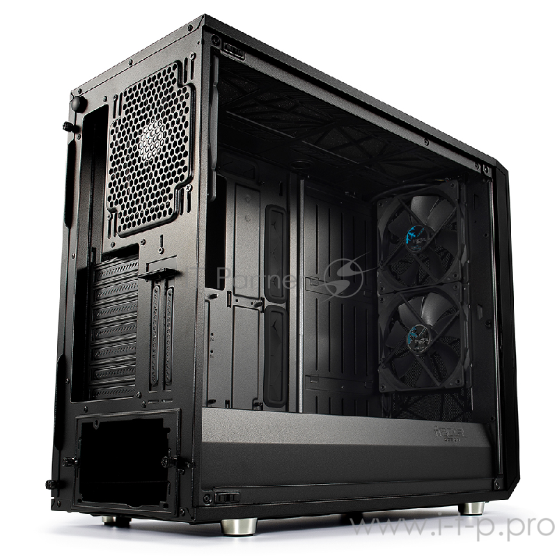 Корпус Fractal Design Meshify S2 Solid черный без БП E-ATX 5x120mm 4x140mm 2xUSB3.0 audio bott PSU