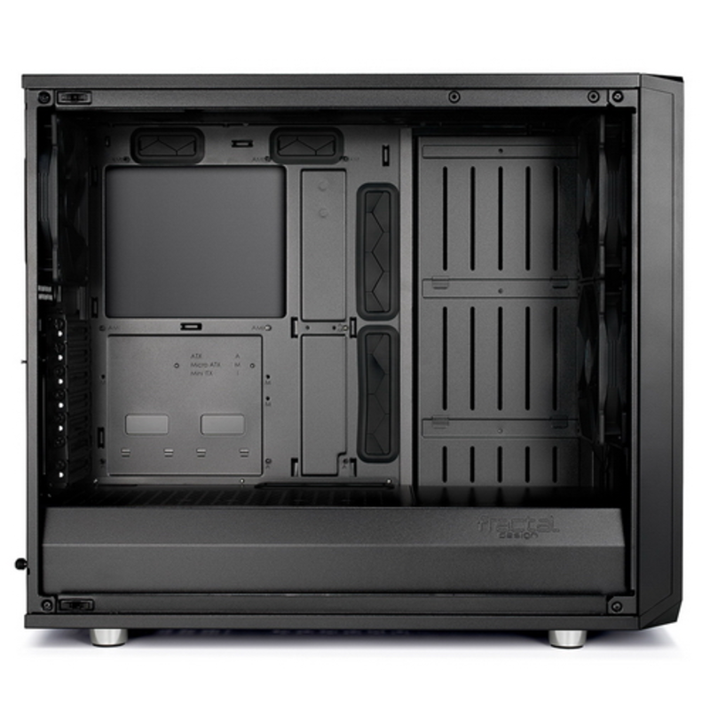 Корпус Fractal Design Meshify S2 Solid черный без БП E-ATX 5x120mm 4x140mm 2xUSB3.0 audio bott PSU