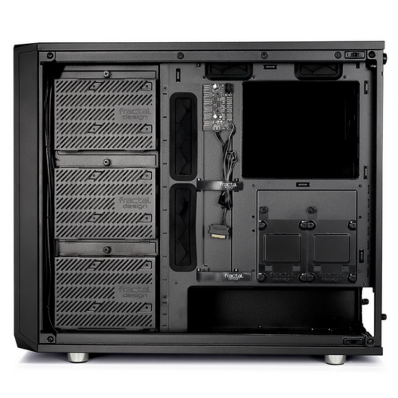 Корпус Fractal Design Meshify S2 Solid черный без БП E-ATX 5x120mm 4x140mm 2xUSB3.0 audio bott PSU