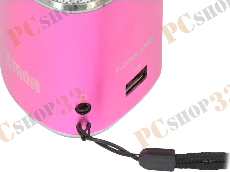 Акустическая система Flextron F-CPAS-327B1-PK, 3Вт, с MP3 плеером, с FM-радио, портативная, розовый