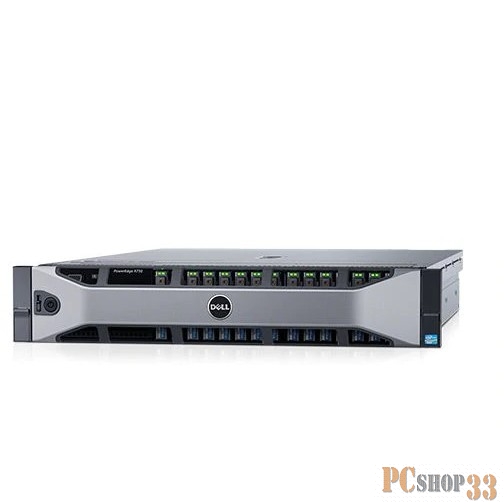 DELL Серверы Сервер Dell PowerEdge R730 1xE5-2620v4 1x16Gb x8 1x1Tb SATA H730 iD8En 2x750W 3Y PNBD (R730xd-ADBC-41t CTO)