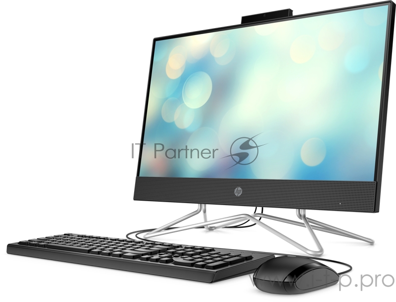 Моноблок HP 22-df0041ur NT 21.5 FHD(1920x1080) AMD Athlon 3050U, 4GB DDR4 2400 (1x4GB), SSD 256Gb, AMD Integrated Graphics, noDVD, kbd&mouse wired, HD Webcam, JetBlack, FreeDos, 1Y Wty