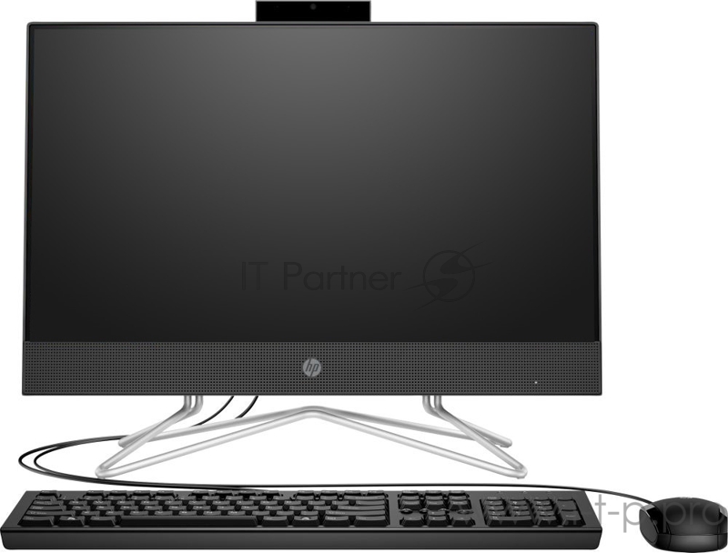 Моноблок HP 22-df0041ur NT 21.5 FHD(1920x1080) AMD Athlon 3050U, 4GB DDR4 2400 (1x4GB), SSD 256Gb, AMD Integrated Graphics, noDVD, kbd&mouse wired, HD Webcam, JetBlack, FreeDos, 1Y Wty
