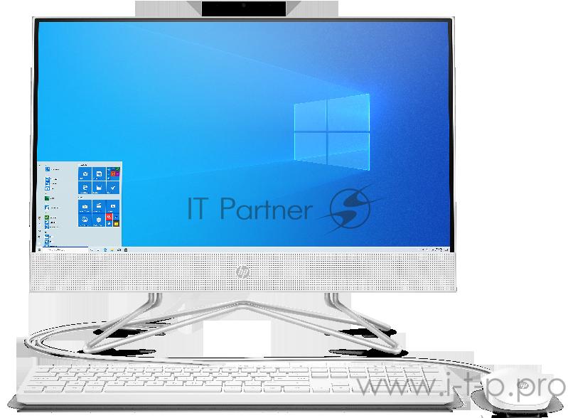 Моноблок HP 22-df0006ur NT 21.5 FHD(1920x1080) Core i5-1035G1, 4GB DDR4 3200 (1x4GB), HDD 1Tb + SSD 128Gb, nVidia Gef MX330 2GB, noDVD, kbd&mouse wired, HD Webcam, Snow White, Win10, 1Y Wty