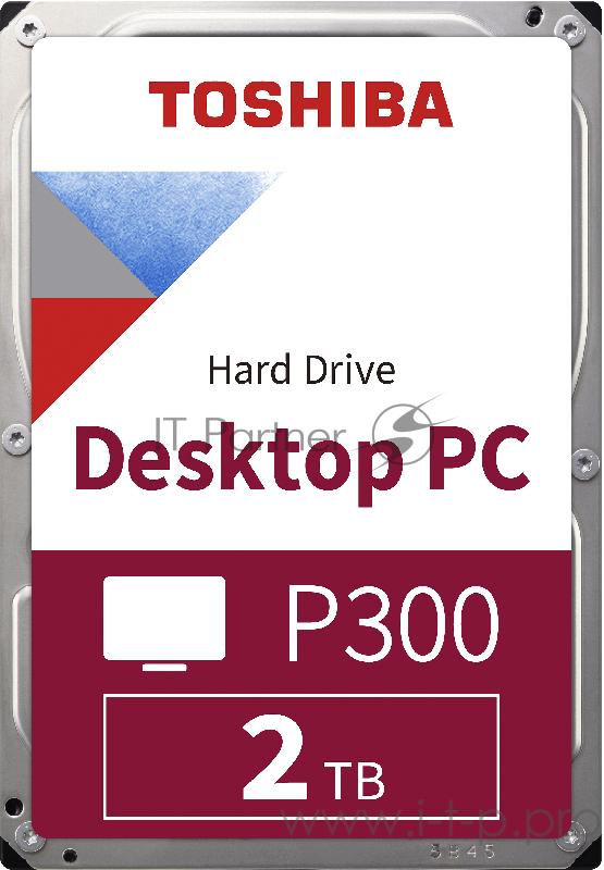 Жесткий диск 2TB Toshiba (HDWD120UZSVA) P300 {SATA 3, 7200 rpm, 64Mb buffer, 3.5