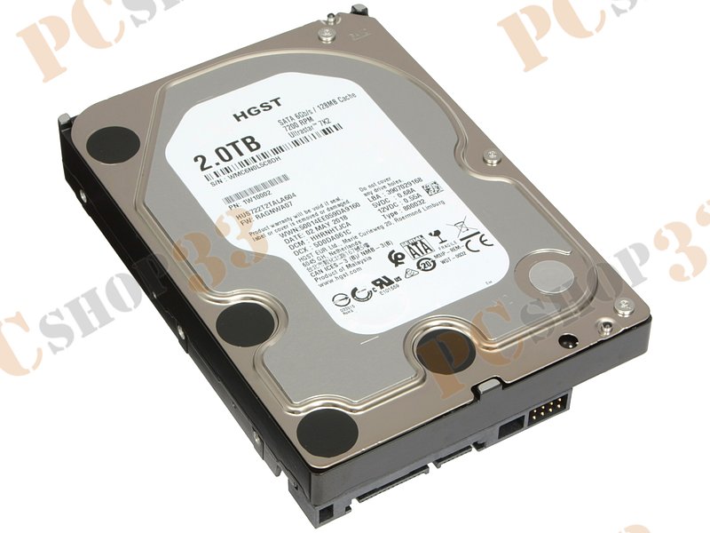 Жесткий диск 2Tb Hitachi Ultrastar 7K2 (HUS722T2TALA604) {SATA 6Gb/s, 7200 rpm, 128mb buffer, 3.5
