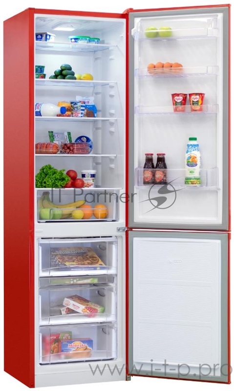 Холодильник Nordfrost NRB 154 832 красный (двухкамерный)