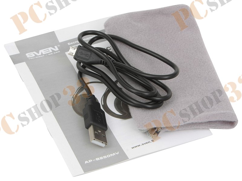 Гарнитура Sven AP-B250MV, беспроводная, с регулятором громкости (Bluetooth)