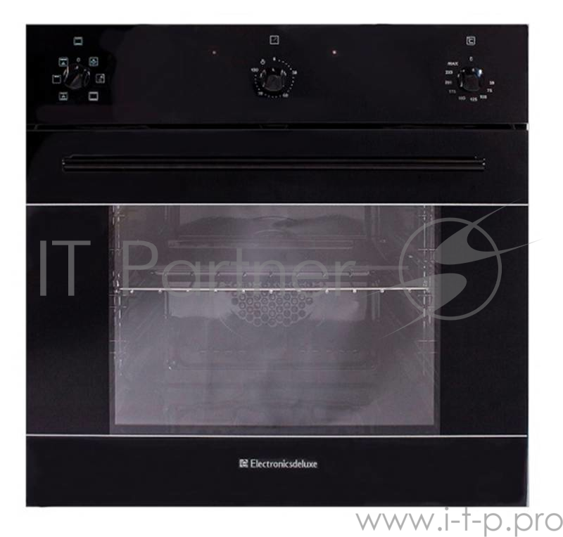 Духовой шкаф Электрический Electronicsdeluxe 6006.03 эшв-003 черный