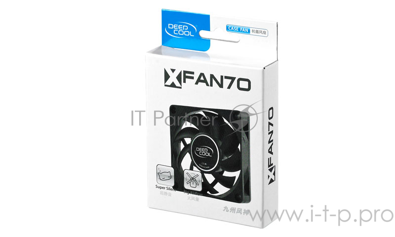 Вентилятор Case fan Deepcool XFAN 70 OEM {70x70x15 3pin+4pin (molex) 27dB}