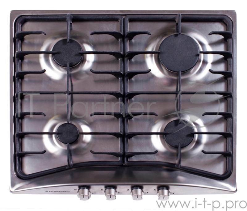 Газовая варочная поверхность Electronicsdeluxe 5840.00 ГМВ-000 ЧР нержавеющая сталь