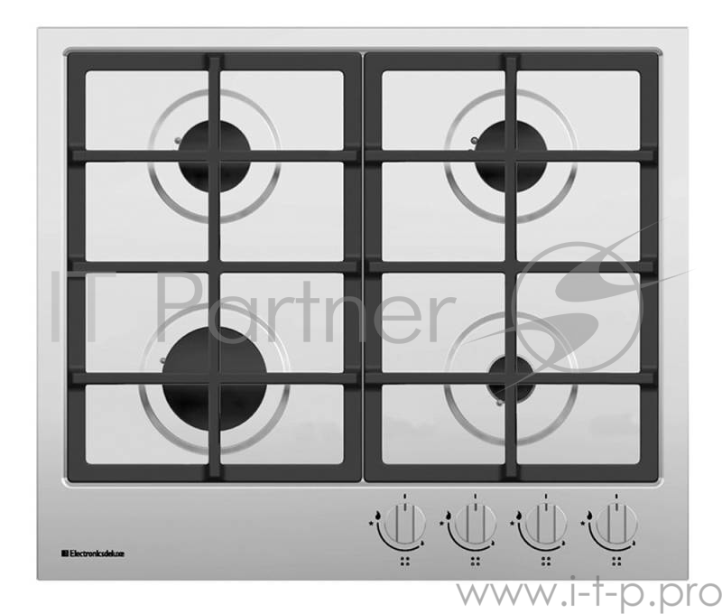 Газовая варочная поверхность Electronicsdeluxe TG4 750231F -021 нержавеющая сталь