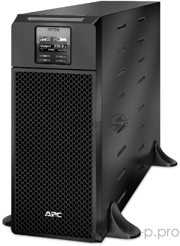 ИБП (UPS) 6000ВА APC Smart-UPS SRT 6000 SRT6KXLI, черный (COM, USB, LAN)